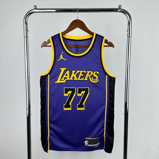 Los Angeles Lakers Statement Edition 2022-23 - Violet et noir - Luka Doncic - 77