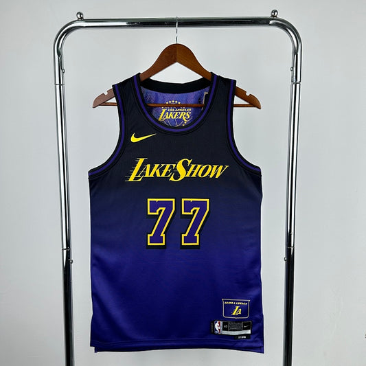 Los Angeles Lakers City Edition 2024-25 Lake Show - Violet - Luka Doncic - 77