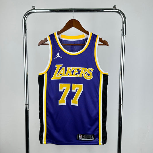 Los Angeles Lakers Statement Edition 2020-21 - Violet et or - Luka Doncic - 77