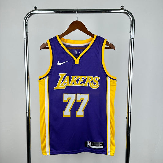 Los Angeles Lakers Statement Edition Col V - Violet - Luka Doncic - 77
