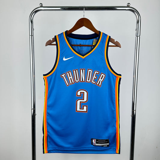 Oklahoma City Thunder Icon Edition Thunder - Bleu - Shai Gilgeous-Alexander - 2