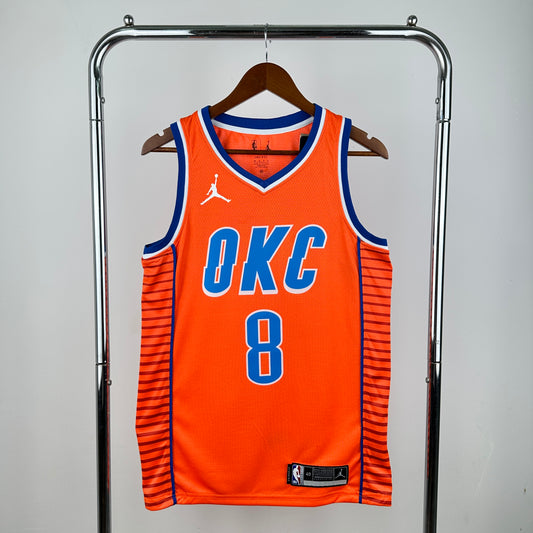 Oklahoma City Thunder Statement Edition - Orange - Jalen Williams - 8