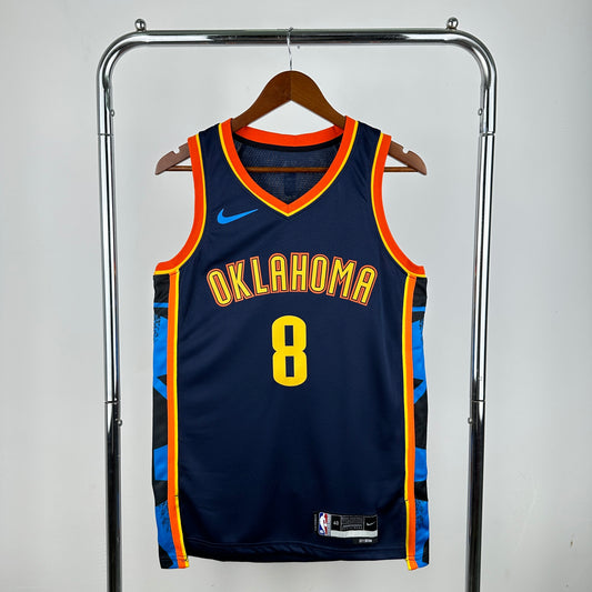 Oklahoma City Thunder City Edition 2024-25 - Bleu marine - Jalen Williams - 8