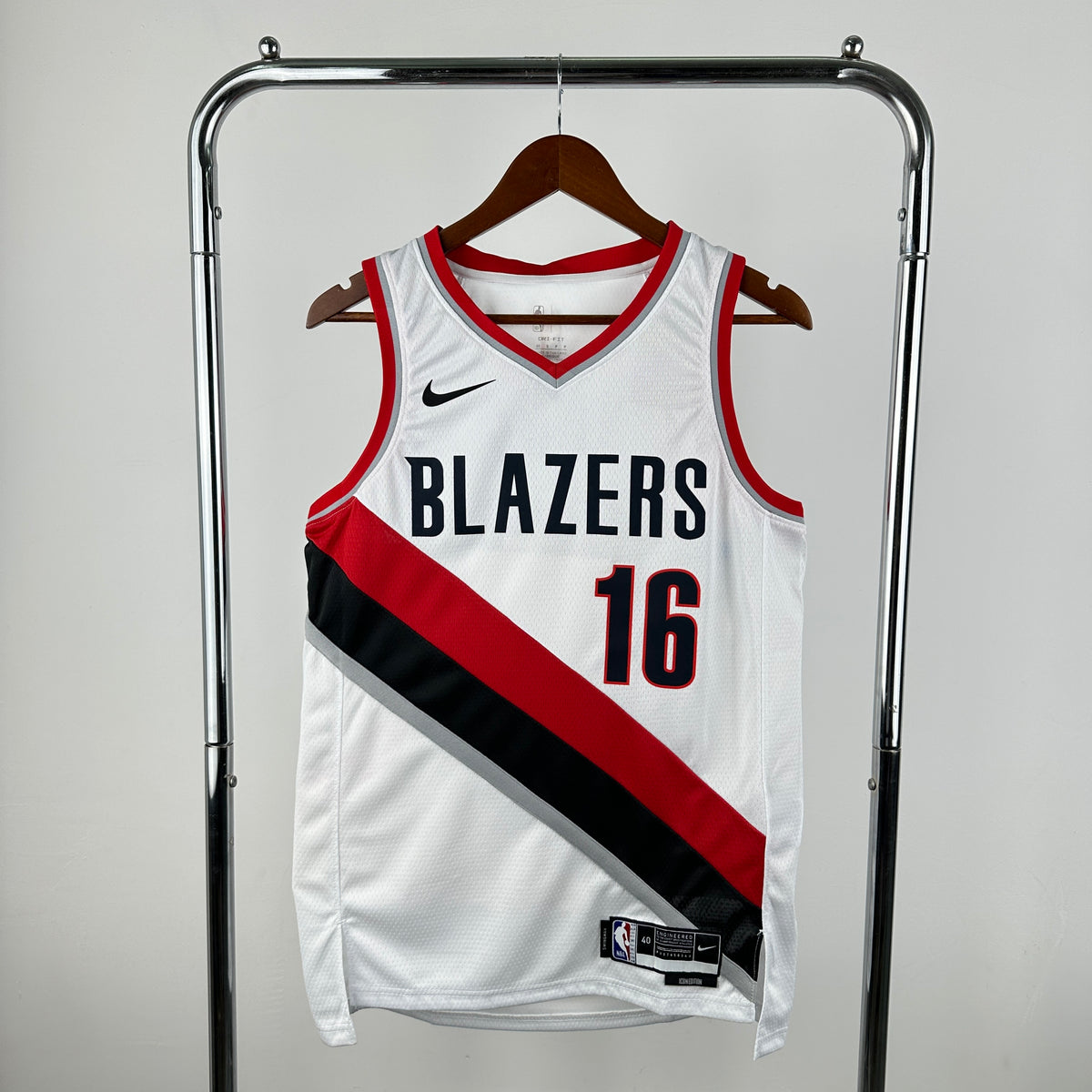 Portland Trail Blazers Association Edition col rouge - Blanc - Yang Hansen - 16