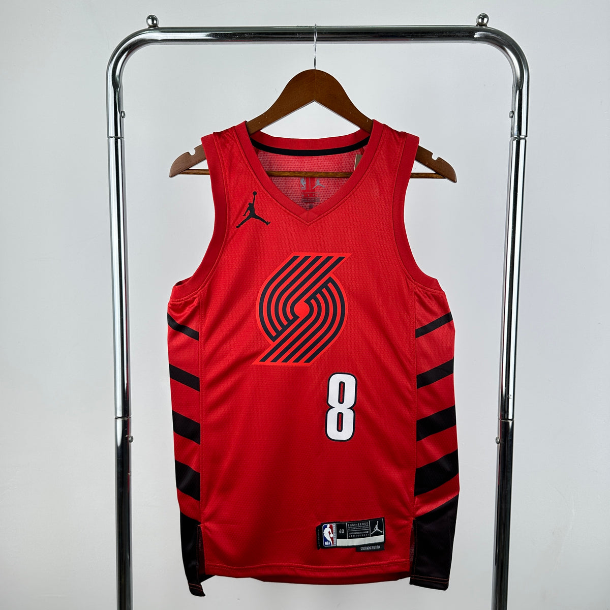 Portland Trail Blazers Statement Edition 2022-23 - Rouge - Deni Avdija - 8