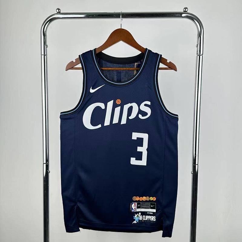 Los Angeles Clippers City Edition 2023-24 LA x Jonas Wood - Bleu marine - Chris Paul - 3