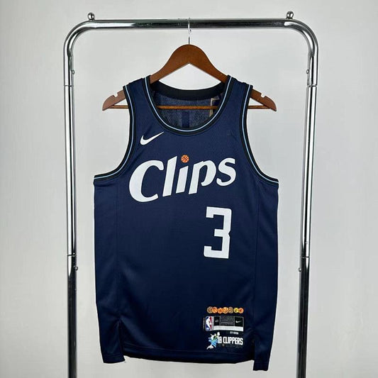 Los Angeles Clippers City Edition 2023-24 LA x Jonas Wood - Bleu marine - Chris Paul - 3