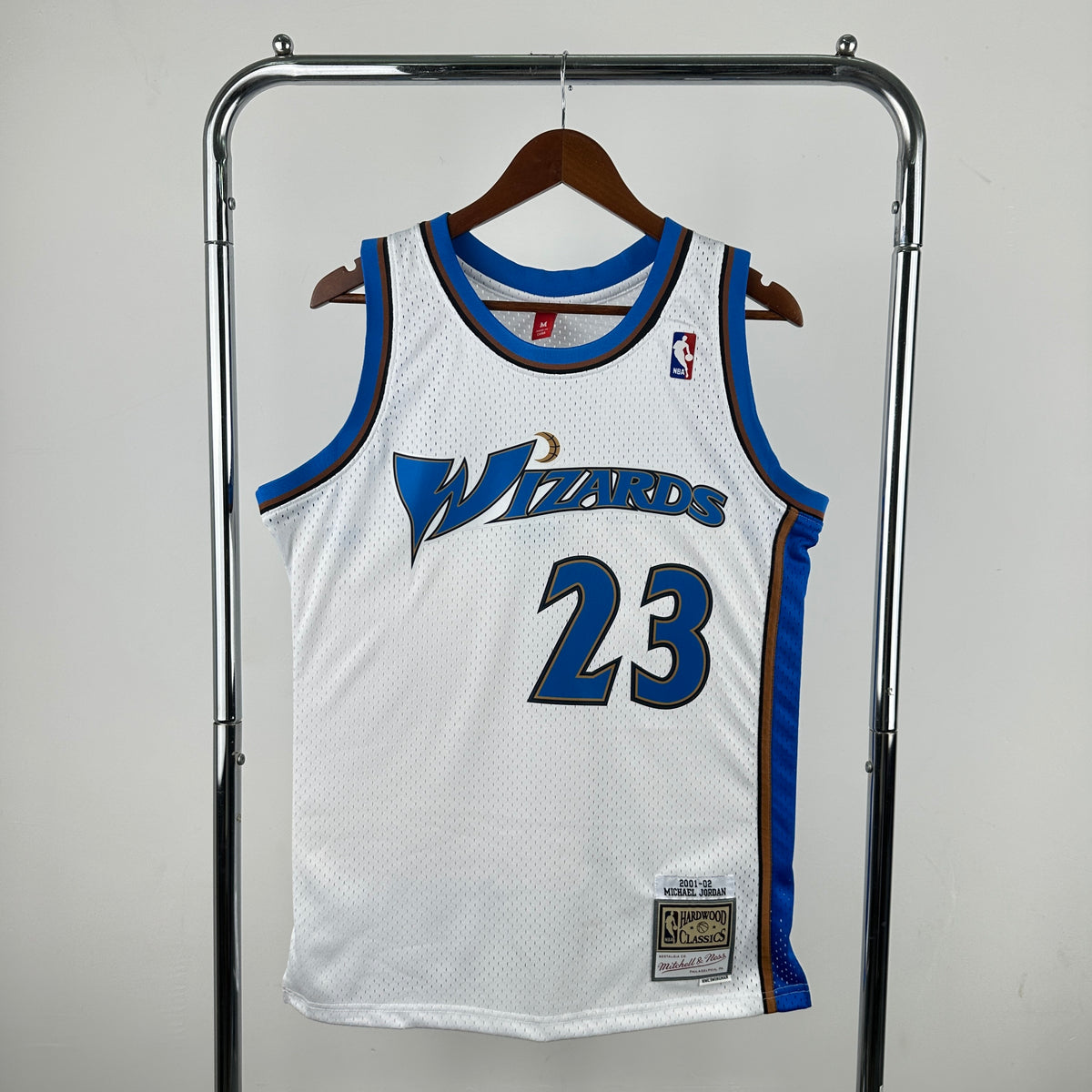 Washington Wizards Hardwood Classics 2001-02 - Blanc - Michael Jordan - 23
