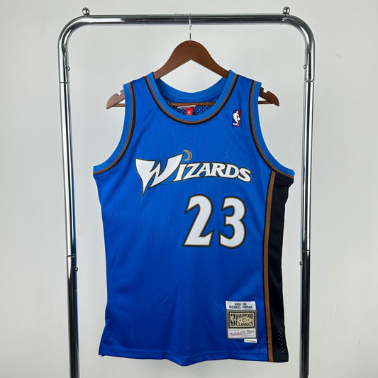Washington Wizards Hardwood Classics 2001-02 - Bleu - Michael Jordan - 23