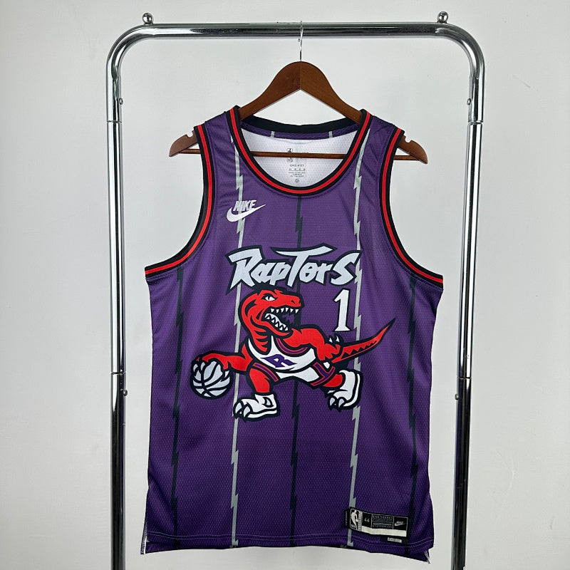 Toronto Raptors Classic Edition Dino - Violet - Tracy McGrady - 1