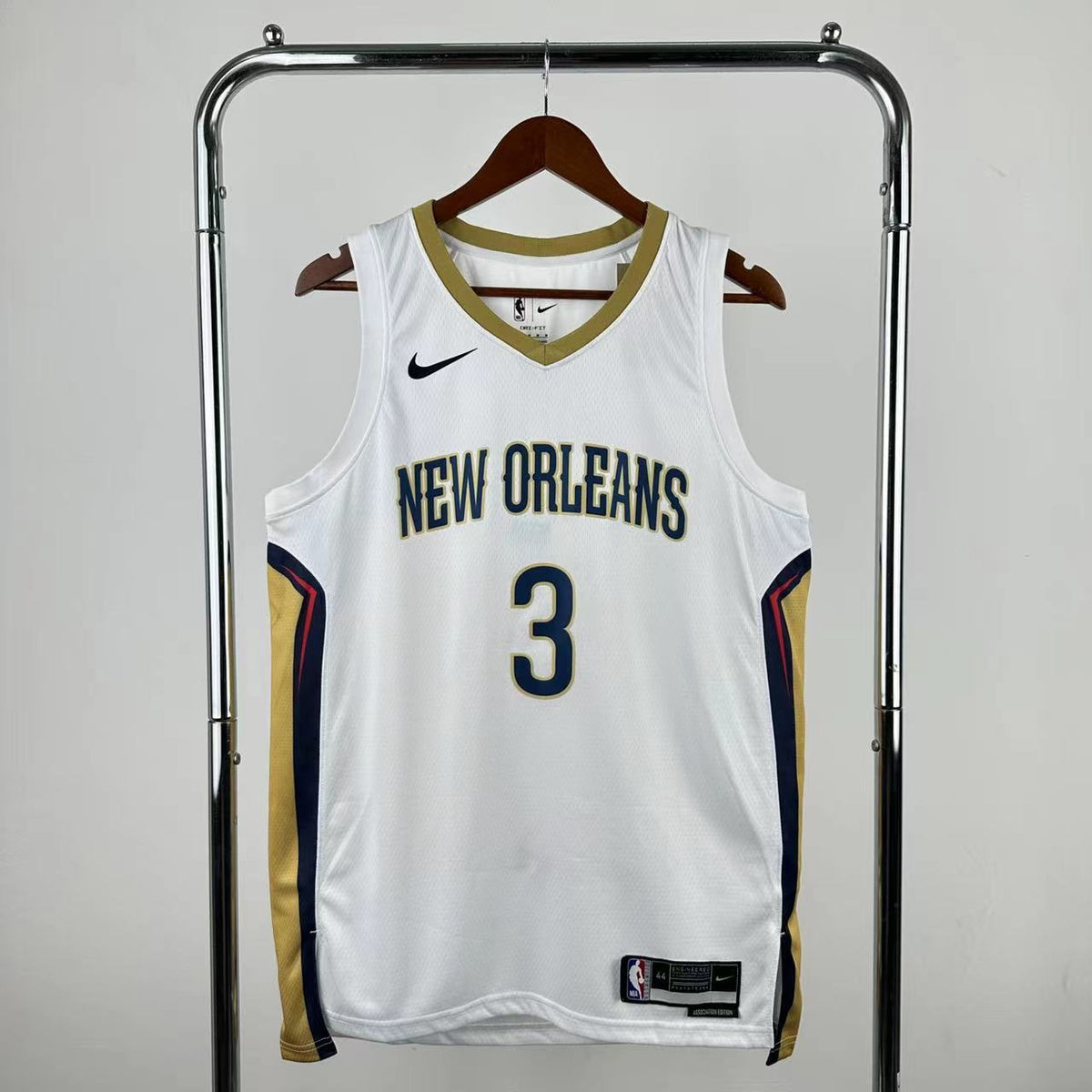 New Orleans Pelicans association-blanc Jordan Poole - 3