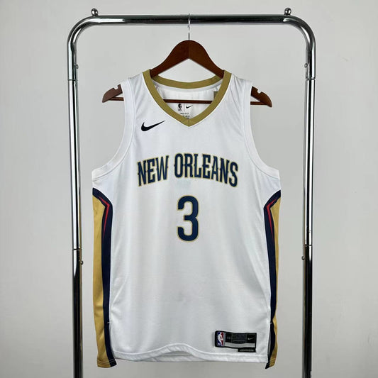 New Orleans Pelicans association-blanc Jordan Poole - 3