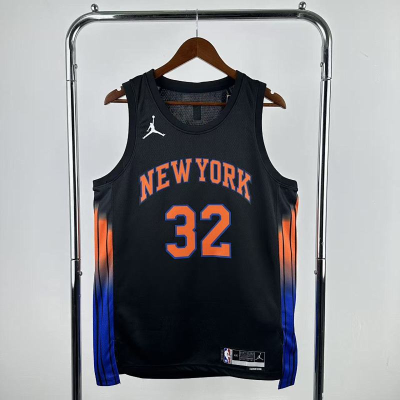 New York Knicks Statement Edition 2025-26 - Noir - Karl-Anthony Towns - 32