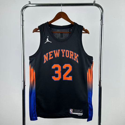 New York Knicks Statement Edition 2025-26 - Noir - Karl-Anthony Towns - 32