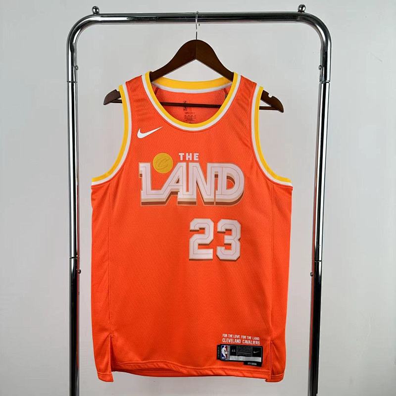 Cleveland Cavaliers City Edition 2025-26 The Land - Orange - LeBron James - 23