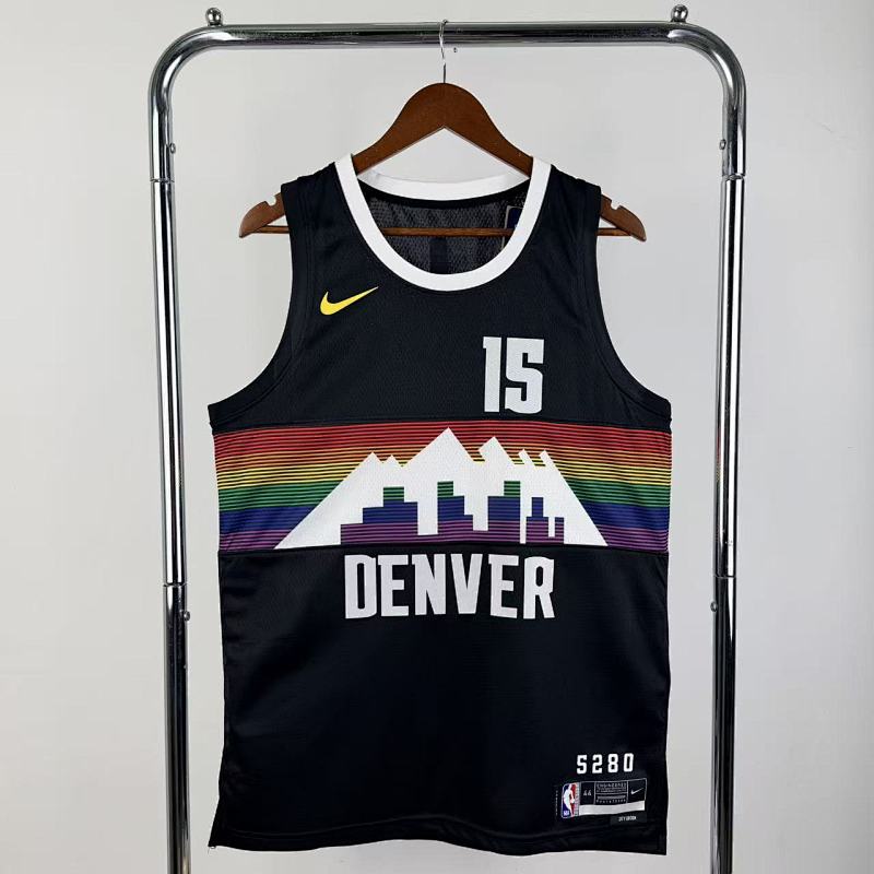 Denver Nuggets City Edition 2025-26 Rainbow - Noir - Nikola Jokic - 15
