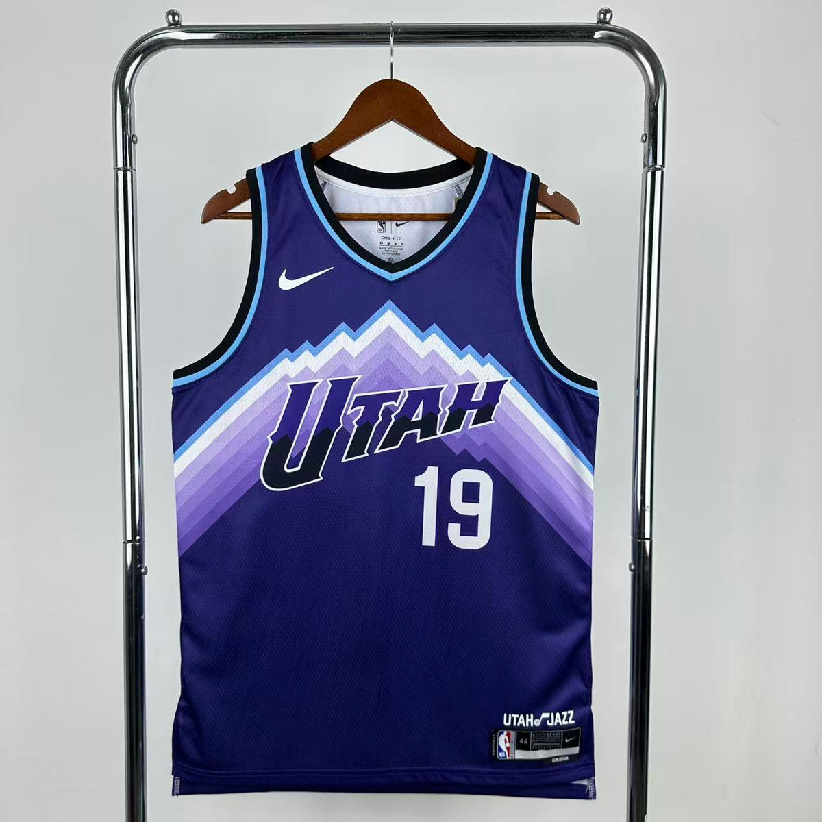 Utah Jazz Icon Edition 2025-26 Mountain Basketball - Violet - Ace Bailey - 19
