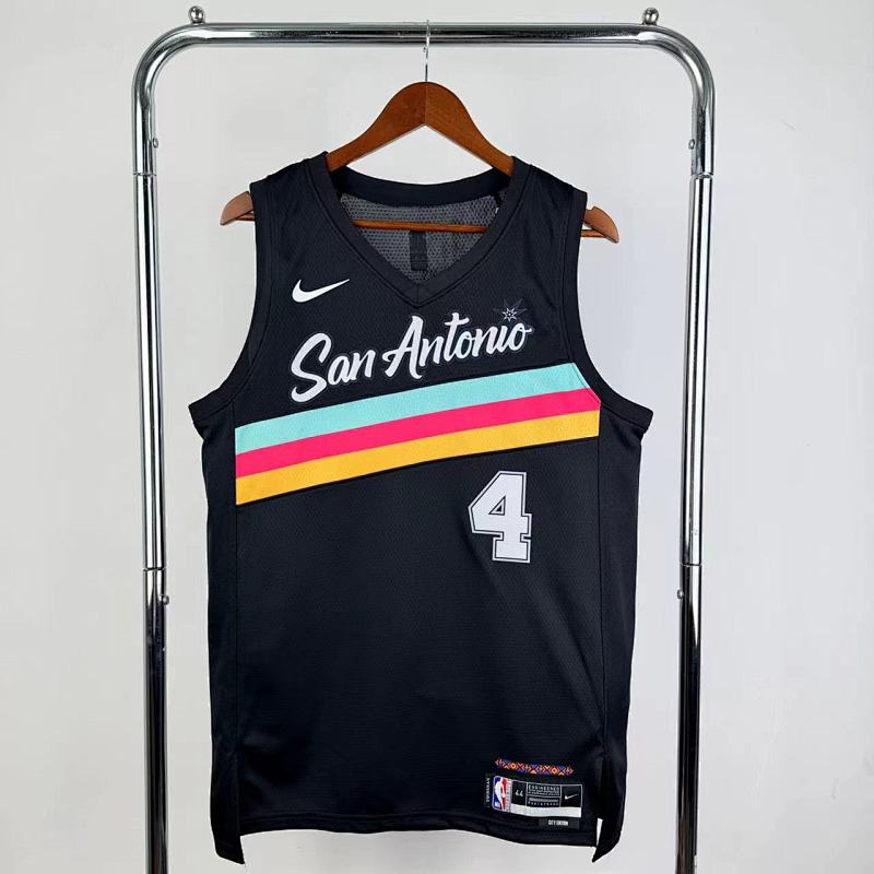 San Antonio Spurs City Edition 2025-26 Fiesta - Noir - De'Aaron Fox - 4