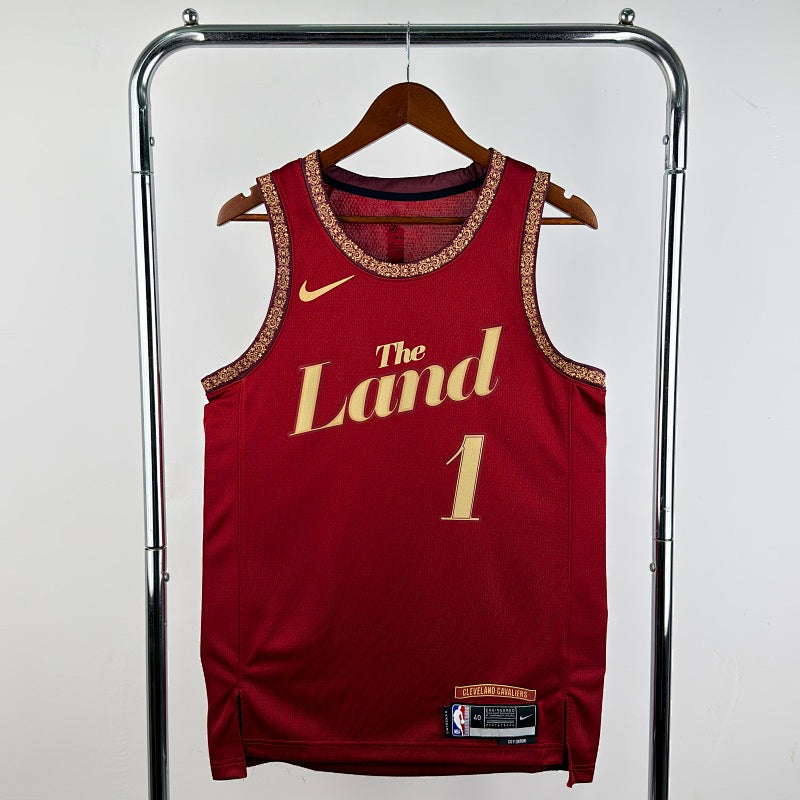 Cleveland Cavaliers City Edition 2023-24 Playbill - Bordeaux - James Harden - 1