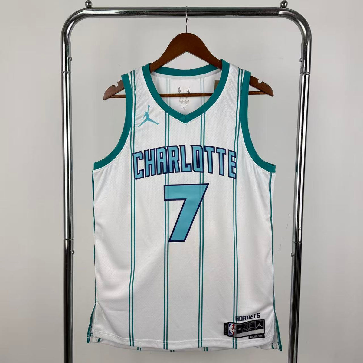 Charlotte Hornets Association Edition - Blanc - Kon Knueppel - 7