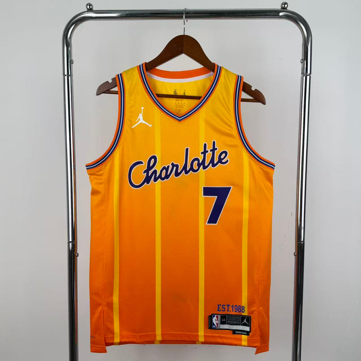 Charlotte Hornets City Edition 2025-26 - Orange - Kon Knueppel - 7