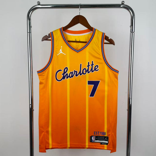 Charlotte Hornets City Edition 2025-26 - Orange - Kon Knueppel - 7
