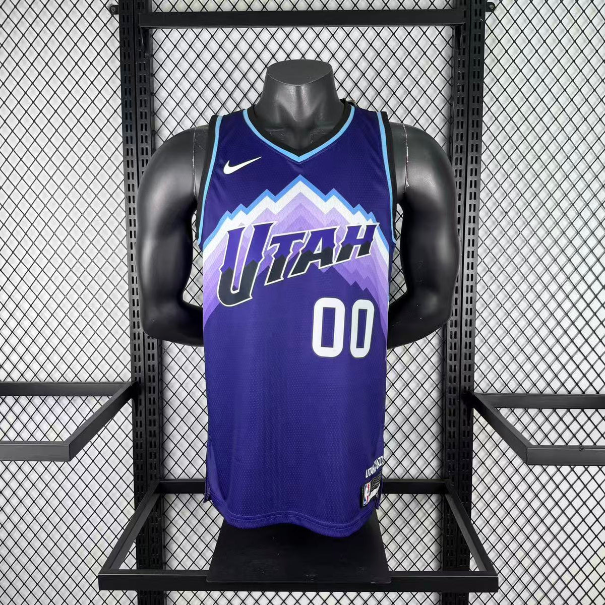 Utah Jazz Icon Edition 2025-26 Mountain Basketball - Violet - Jordan Clarkson - 00