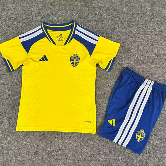 Maillot Enfant Suède Coupe du Monde 2026