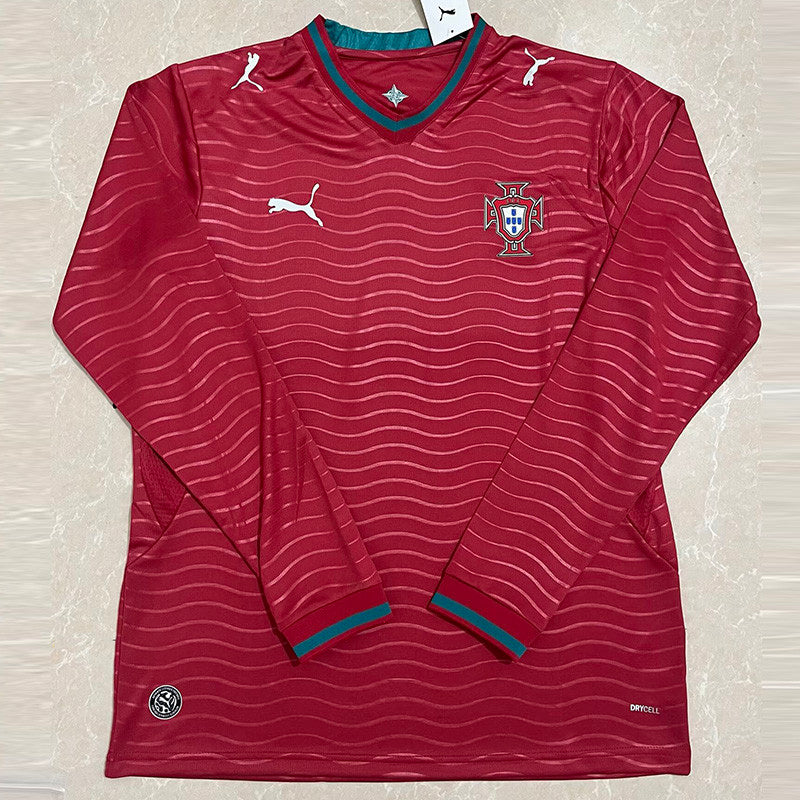 Maillot Portugal Coupe du Monde 2026 Manche Longue