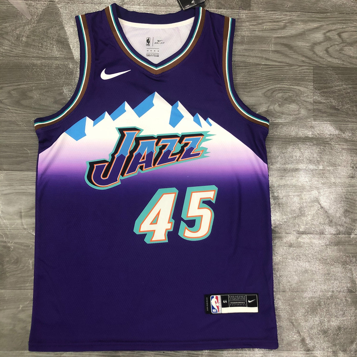 Utah Jazz Classic Edition Purple Mountain - Violet - Donovan Mitchell - 45