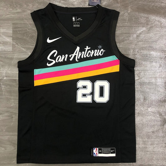 San Antonio Spurs City Edition 2020-21 Fiesta - Noir - Manu Ginobili - 20