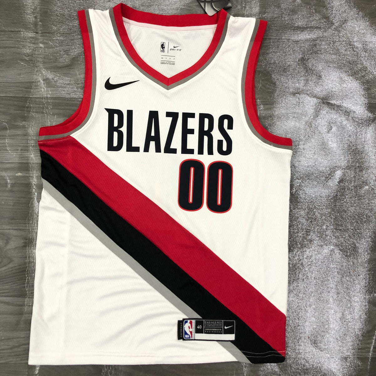 Portland Trail Blazers Association Edition col rouge - Blanc - Carmelo Anthony - 00