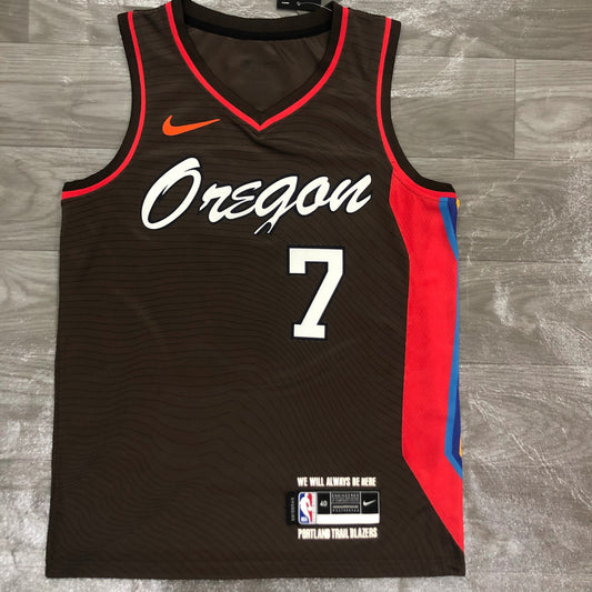 Portland Trail Blazers City Edition Oregon - Marron - Brandon Roy - 7