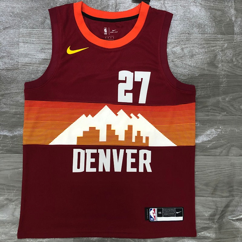 Denver Nuggets City Edition 2020-21 Flatirons Red - Rouge - Jamal Murray - 27