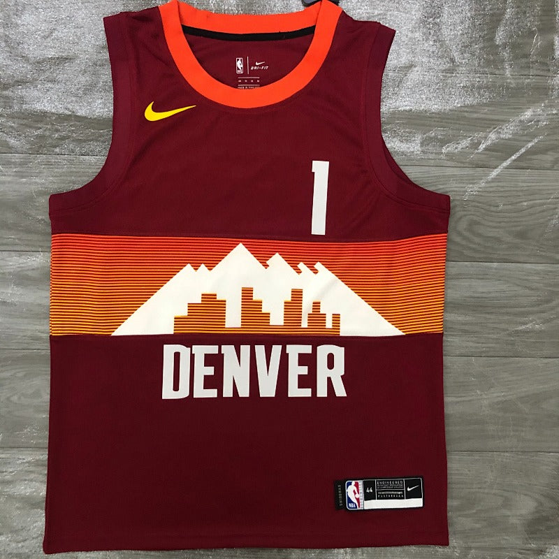 Denver Nuggets City Edition 2020-21 Flatirons Red - Rouge - Michael Porter Jr - 1