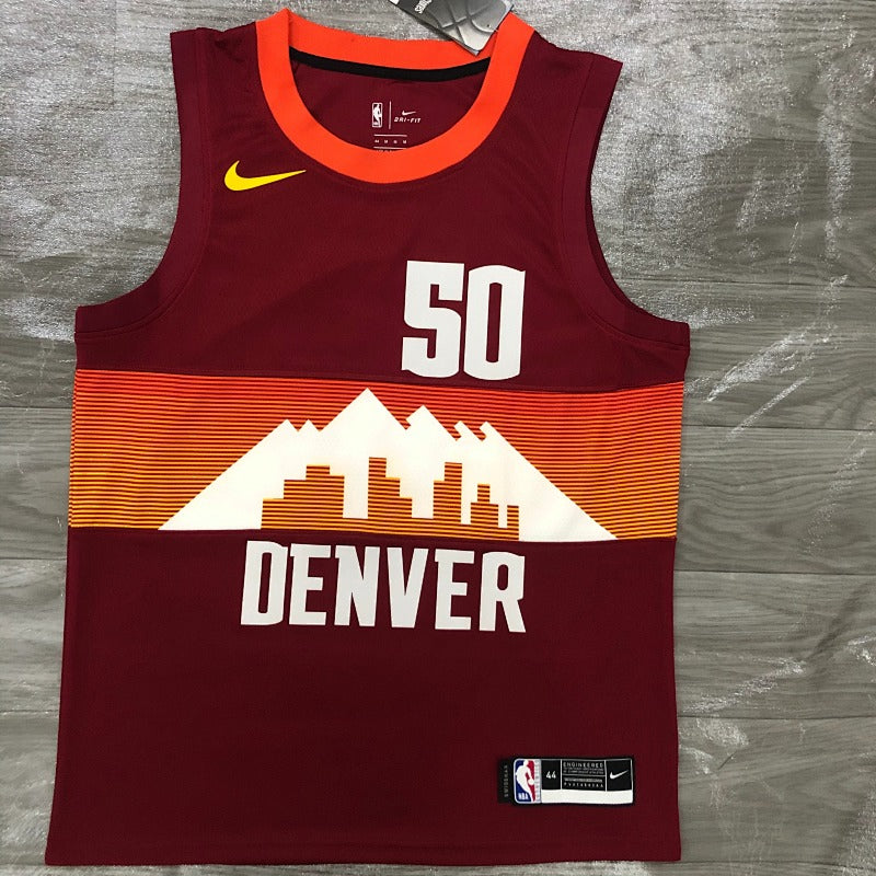 Denver Nuggets City Edition 2020-21 Flatirons Red - Rouge - Aaron Gordon - 50