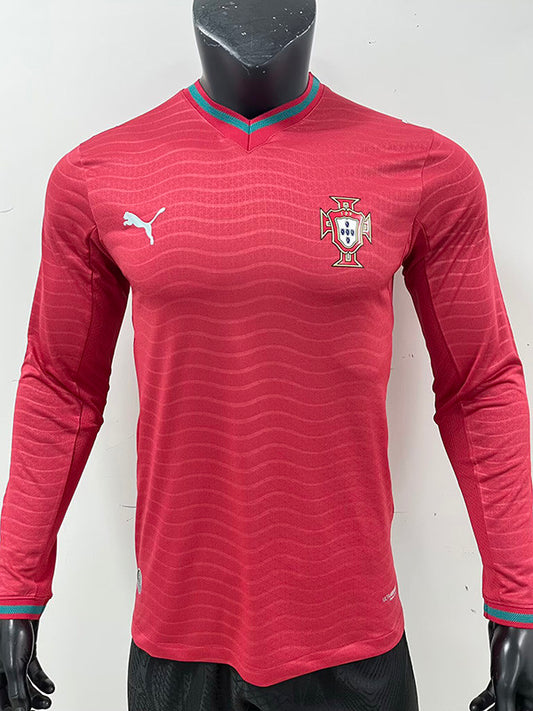 Maillot Portugal Coupe du Monde 2026 Player Version Manche Longue