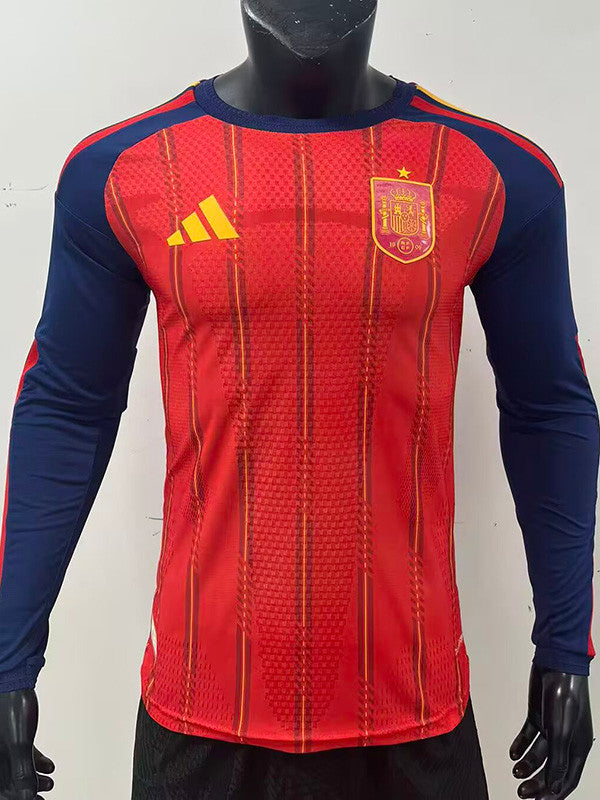 Maillot Espagne Coupe du Monde 2026 Player Version Manche Longue