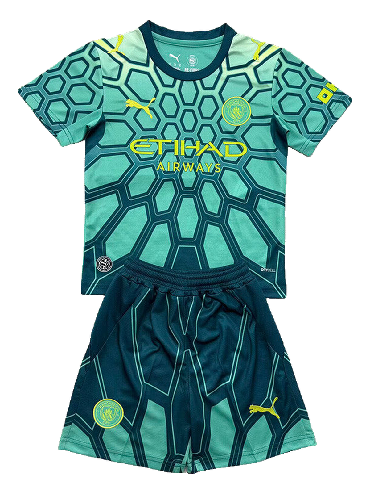 Maillot Enfant Manchester City 26-27 — Gardien vert