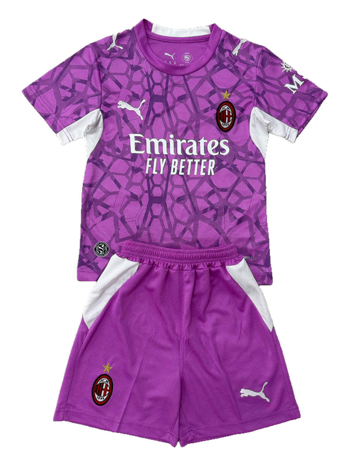 Maillot Enfant Milan AC 26-27 — Gardien violet