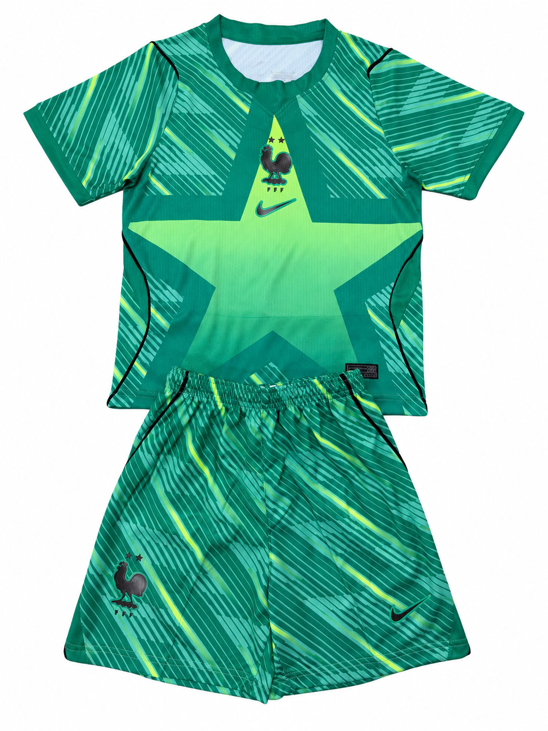 Maillot Enfant France 26-27 — Gardien vert