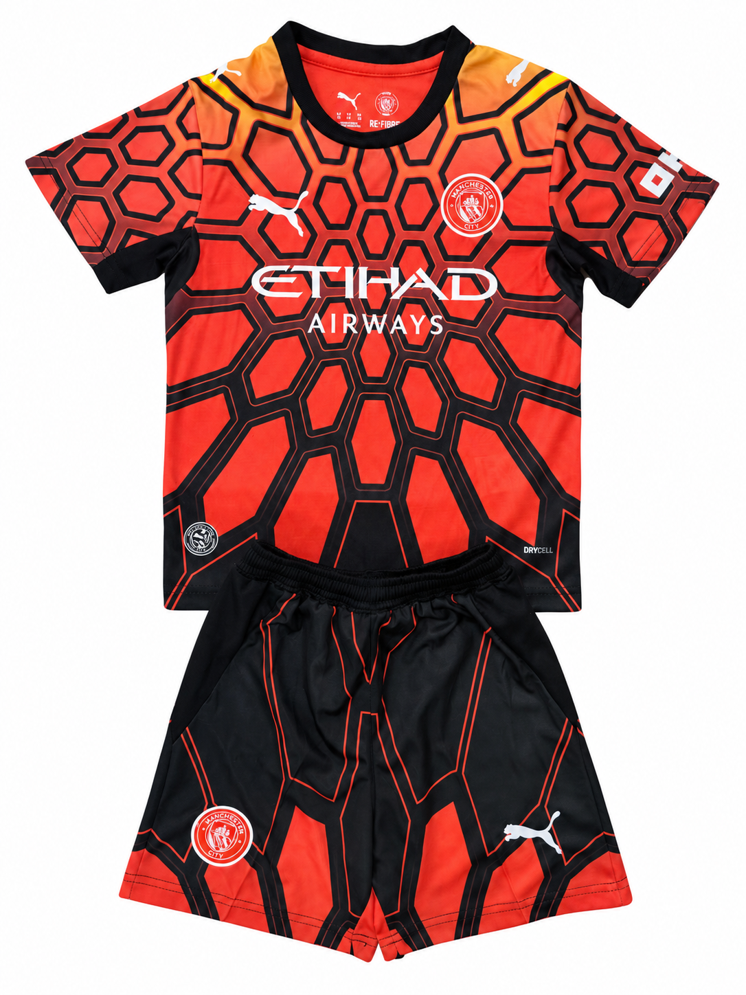 Maillot Enfant Manchester City 26-27 — Gardien orange