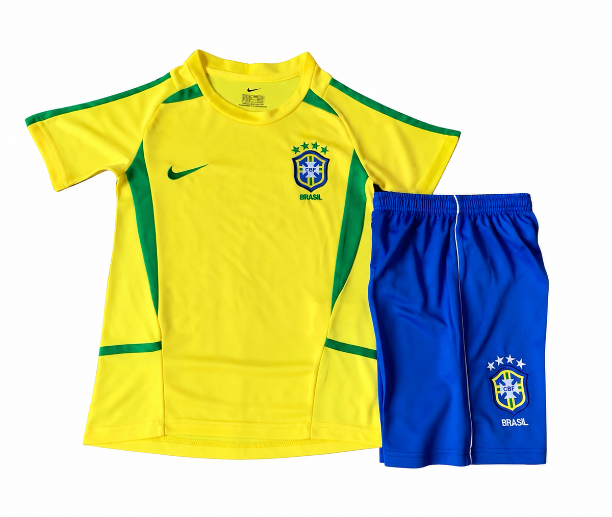 Maillot Enfant Bresil Retro — Domicile Enfant rétro 2002