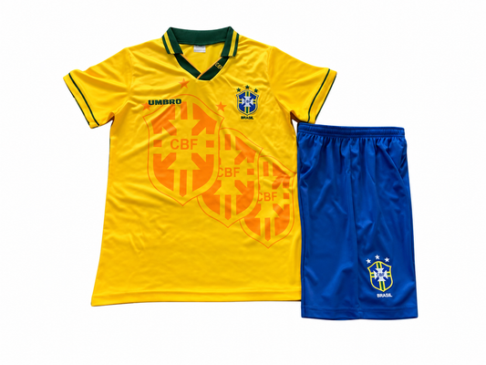Maillot Enfant Bresil Retro — Domicile Enfant rétro 1994