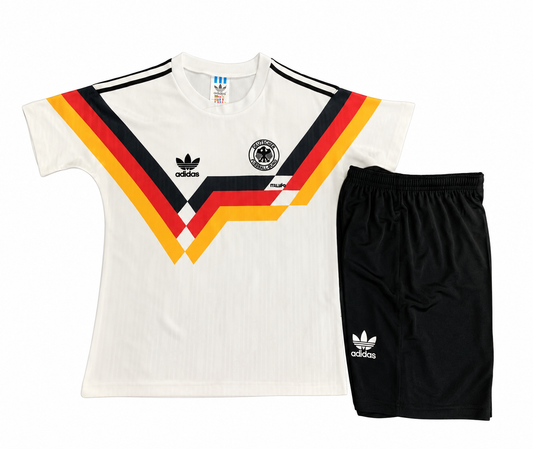 Maillot Enfant Allemagne Retro — Domicile Enfant rétro 1990