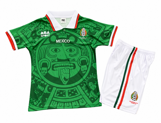 Maillot Enfant Mexique Retro — Domicile Enfant rétro 1998