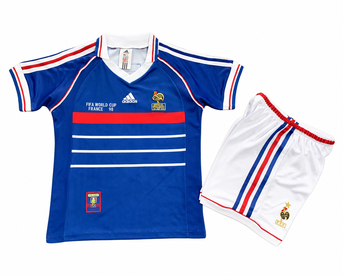 Maillot Enfant Maillot France retro — Domicile Enfant rétro 1998