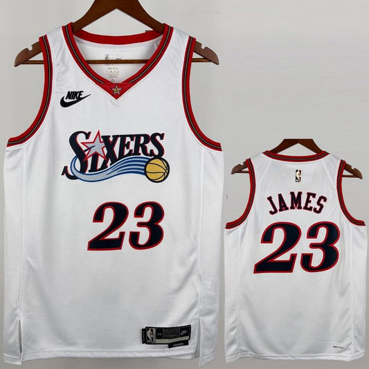 Maillot Philadelphia 76ers Retro Sixers - Blanc