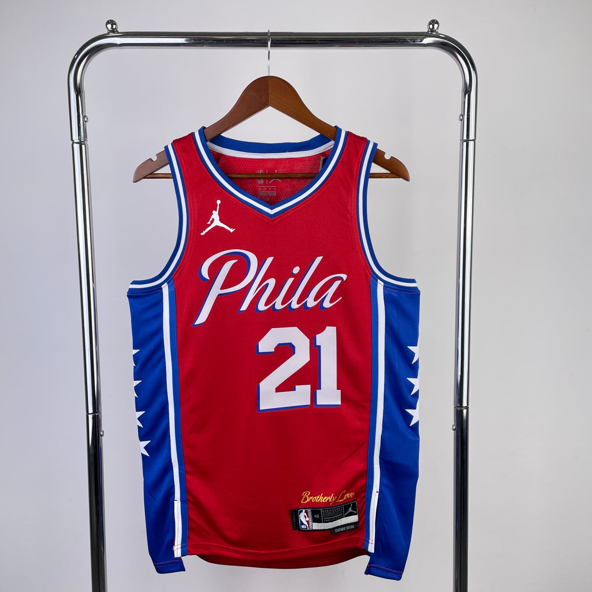 Philadelphia 76ers Statement Edition rouge - Joel Embiid 21