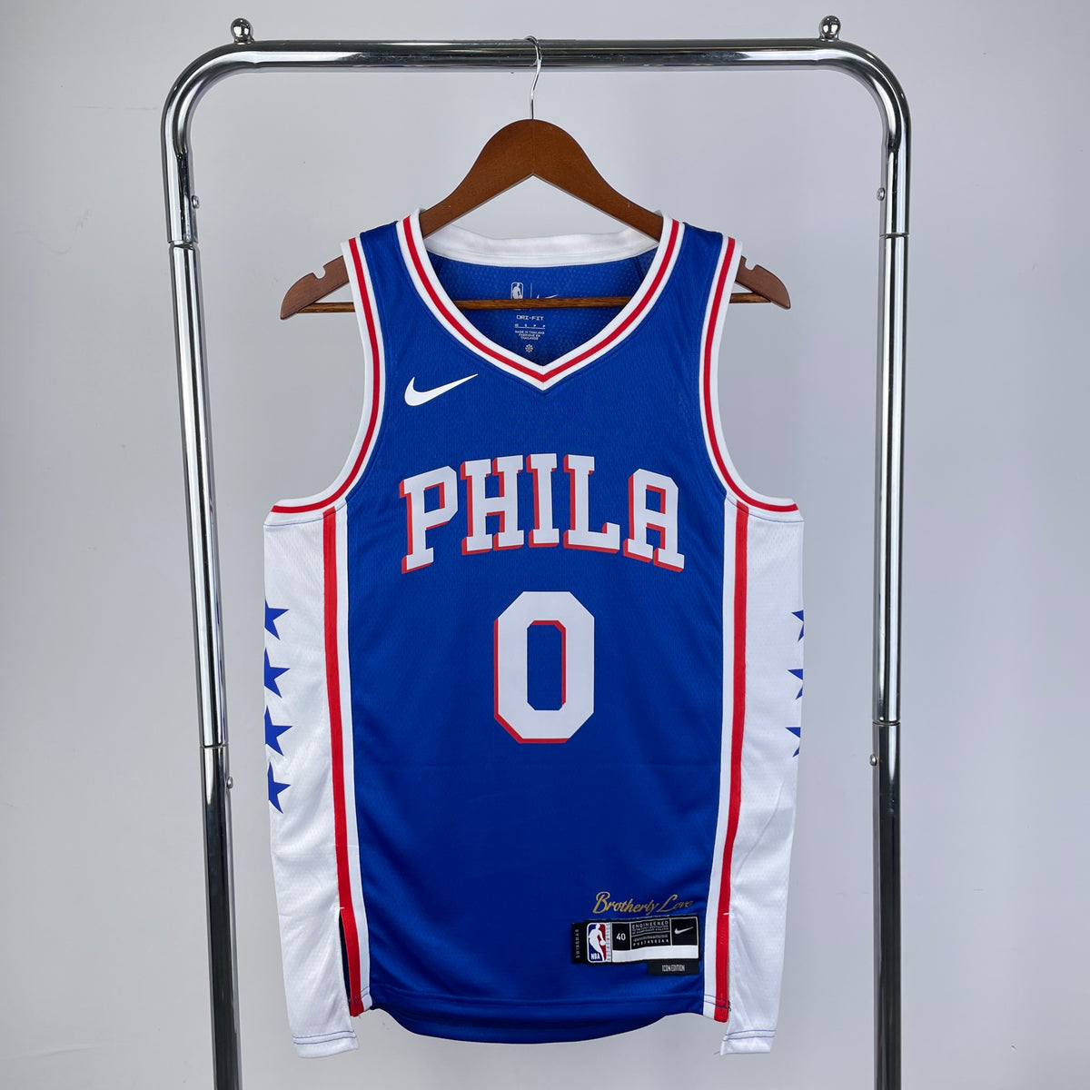 Philadelphia 76ers Icon Edition bleu - Tyrese Maxey 0